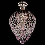 Люстра Малинка обтикон розовая в Новокузнецке Люстра Малинка обтикон розовая в Новокузнецке