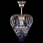 Люстра Малинка обтикон синяя