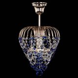 Люстра Малинка обтикон синяя в Новокузнецке Люстра Малинка обтикон синяя в Новокузнецке