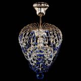 Люстра Малинка обтикон синяя в Новокузнецке Люстра Малинка обтикон синяя в Новокузнецке