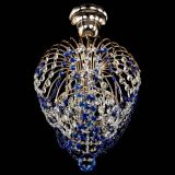 Люстра Малинка обтикон синяя в Новокузнецке Люстра Малинка обтикон синяя в Новокузнецке