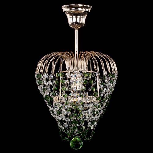 Люстра Малинка обтикон зеленая в Новокузнецке Люстра Малинка обтикон зеленая в Новокузнецке