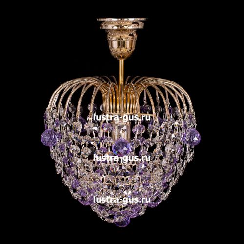Люстра Малинка шар фиолетовая в Новокузнецке Люстра Малинка шар фиолетовая в Новокузнецке