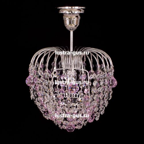 Люстра Малинка шар розовая в Новокузнецке Люстра Малинка шар розовая в Новокузнецке
