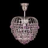 Люстра Малинка шар розовая в Новокузнецке Люстра Малинка шар розовая в Новокузнецке