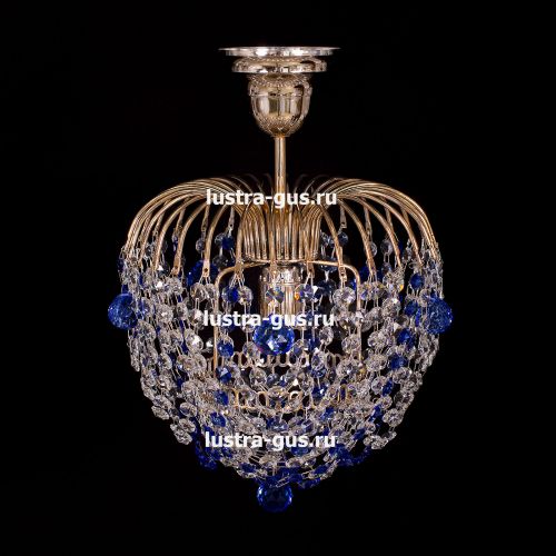 Люстра Малинка шар синяя в Новокузнецке Люстра Малинка шар синяя в Новокузнецке