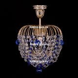 Люстра Малинка шар синяя в Новокузнецке Люстра Малинка шар синяя в Новокузнецке