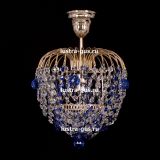 Люстра Малинка шар синяя в Новокузнецке Люстра Малинка шар синяя в Новокузнецке