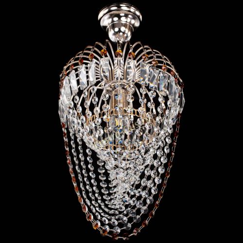 Люстра Малинка Водоворот чайная в Новокузнецке Гусь Хрустальный