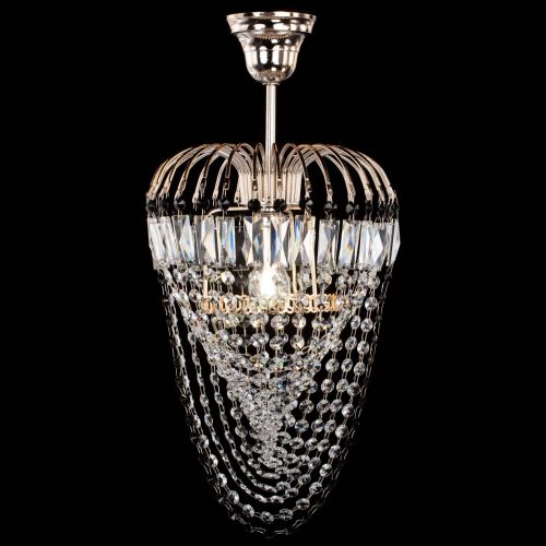 Люстра Малинка Водоворот черная в Новокузнецке Гусь Хрустальный