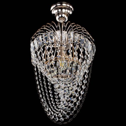 Люстра Малинка Водоворот черная в Новокузнецке Гусь Хрустальный