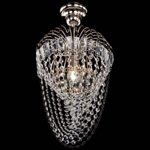 Люстра Малинка Водоворот черная в Новокузнецке Гусь Хрустальный