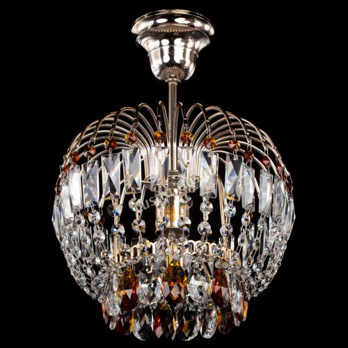 Люстра Малинка чайная в Новокузнецке Гусь Хрустальный