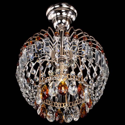 Люстра Малинка чайная в Новокузнецке Гусь Хрустальный