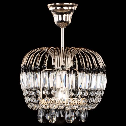 Люстра Малинка черная в Новокузнецке Гусь Хрустальный