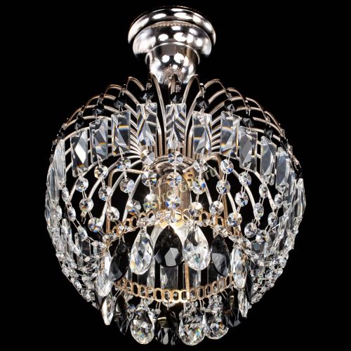 Люстра Малинка черная в Новокузнецке Гусь Хрустальный