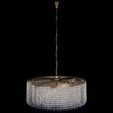 Люстра Милан капель №10 под бронзу синяя с подвесом в Новокузнецке