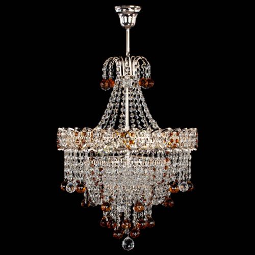 Люстра Натали Софья чайная в Новокузнецке Гусь Хрустальный