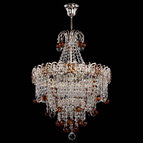 Люстра Натали Софья чайная в Новокузнецке Гусь Хрустальный