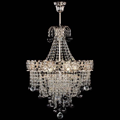 Люстра Натали Софья черная в Новокузнецке Гусь Хрустальный