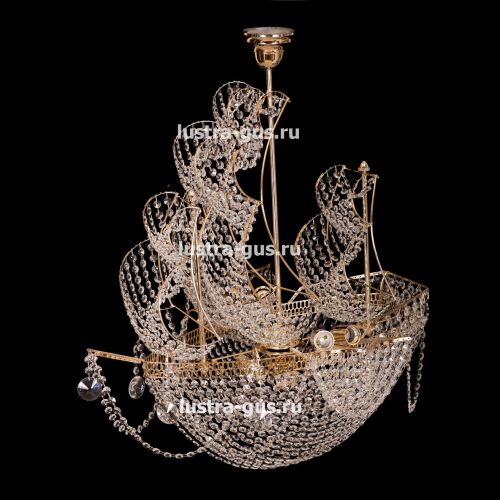 Люстра Черная Жемчужина в Новокузнецке Гусь Хрустальный