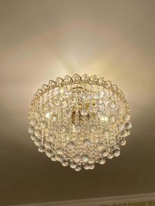 Люстра Капель Лепесток Шар  30мм с подвесом в Новокузнецке отзыв и фото покупателя