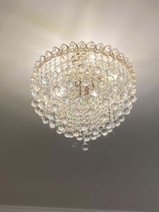 Люстра Капель Лепесток Шар  30мм с подвесом в Новокузнецке отзыв и фото покупателя