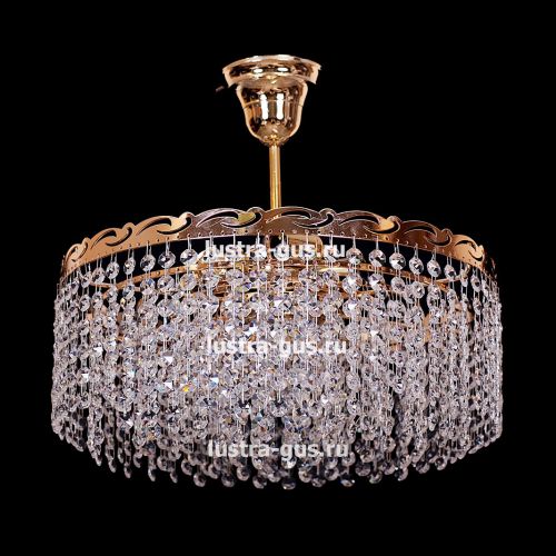 Люстра Капель обтикон с подвесом в Новокузнецке Гусь Хрустальный