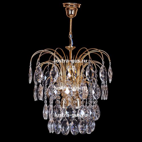Люстра Каскад Баден 3 в Новокузнецке Гусь Хрустальный