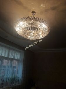 Люстра Кольцо Классика с подвесом в Новокузнецке отзыв и фото покупателя
