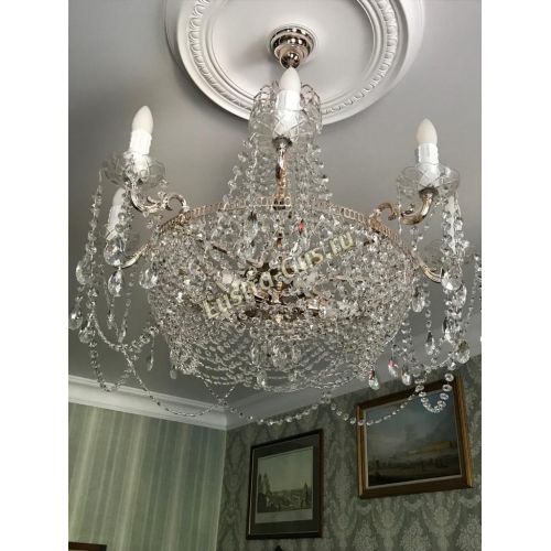 Люстра Елизавета №13 в Новокузнецке Гусь Хрустальный