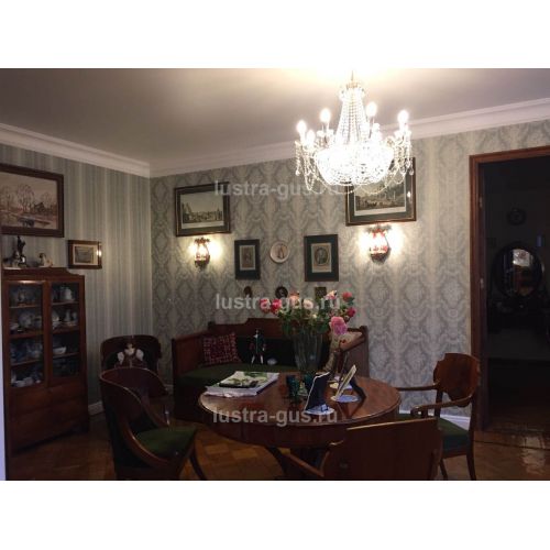 Люстра Елизавета №13 в Новокузнецке Гусь Хрустальный