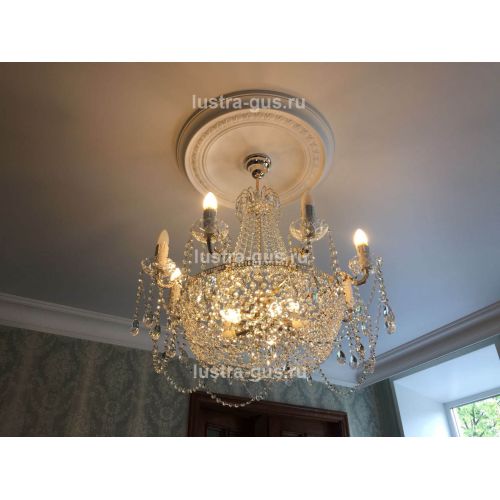 Люстра Елизавета №13 в Новокузнецке Гусь Хрустальный