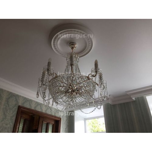 Люстра Елизавета №13 в Новокузнецке Гусь Хрустальный