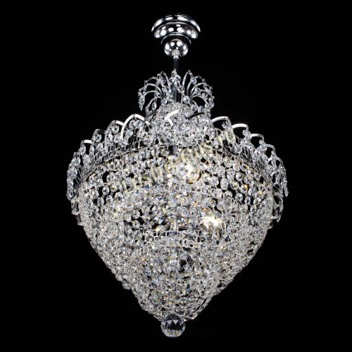 Люстра Ника Лепестки малая - 3 лампы в Новокузнецке Гусь Хрустальный