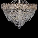 Люстра Ника Лепестки малая, диаметр - 450 мм, цвет - золото, Люстры Гусь Хрустальный Люстра Ника Лепестки малая, диаметр - 450 мм, цвет - золото, Люстры Гусь Хрустальный