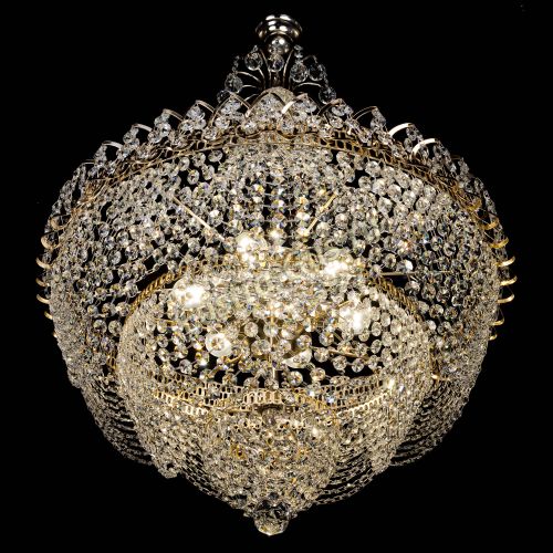 Люстра Ника Лепестки в Новокузнецке Гусь Хрустальный