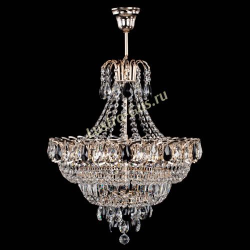 Люстра Ника подвесная Черная в Новокузнецке Гусь Хрустальный