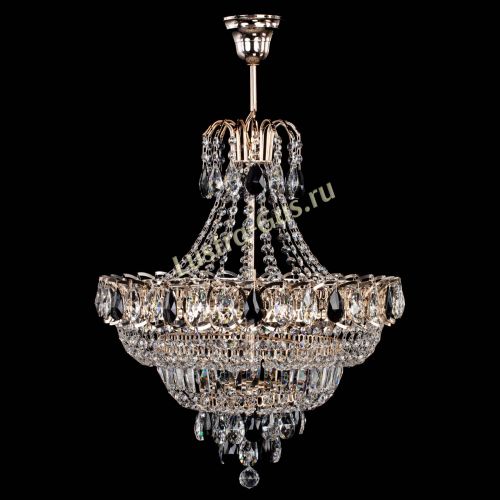 Люстра Ника подвесная Черная в Новокузнецке Гусь Хрустальный