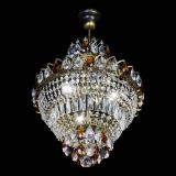 Люстра Ника Чайная под бронзу, диаметр - 400 мм, Люстры Гусь Хрустальный Люстра Ника Чайная под бронзу, диаметр - 400 мм, Люстры Гусь Хрустальный