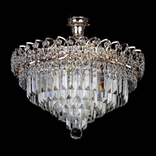 Люстра Октава Элегант с подвесом в Новокузнецке Гусь Хрустальный