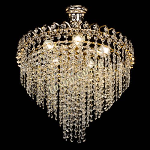 Люстра Октава конус с подвесом в Новокузнецке Гусь Хрустальный