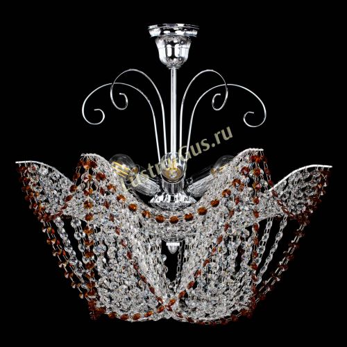Люстра Орхидея №3 чайная в Новокузнецке Гусь Хрустальный