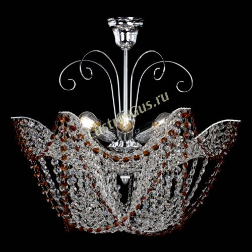 Люстра Орхидея №3 чайная в Новокузнецке Гусь Хрустальный
