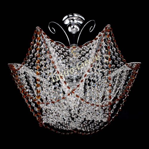 Люстра Орхидея №3 чайная в Новокузнецке Гусь Хрустальный