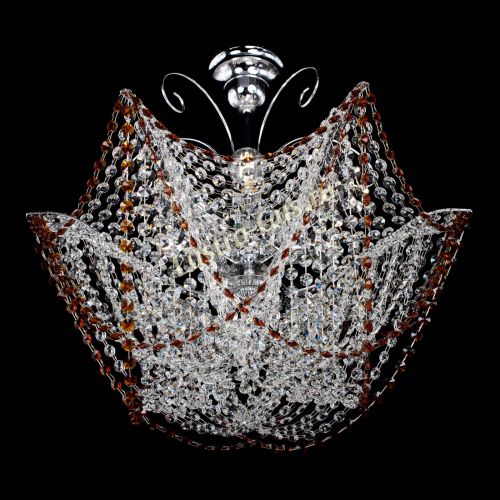 Люстра Орхидея №3 чайная в Новокузнецке Гусь Хрустальный