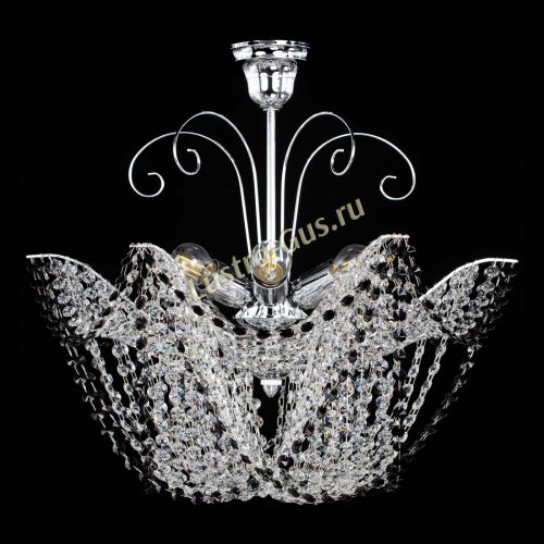 Люстра Орхидея №3 черная в Новокузнецке Люстра Орхидея №3 черная в Новокузнецке