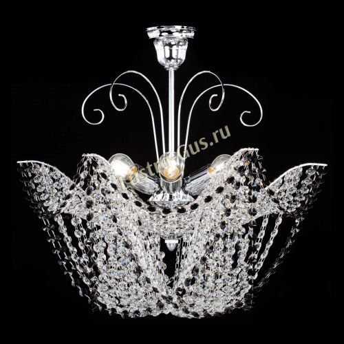 Люстра Орхидея №3 черная в Новокузнецке Гусь Хрустальный