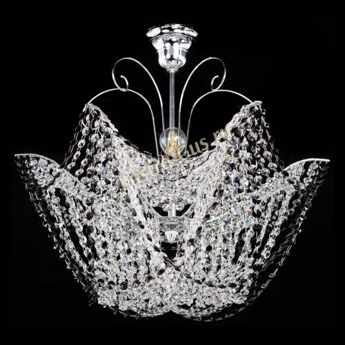 Люстра Орхидея №3 черная в Новокузнецке Гусь Хрустальный