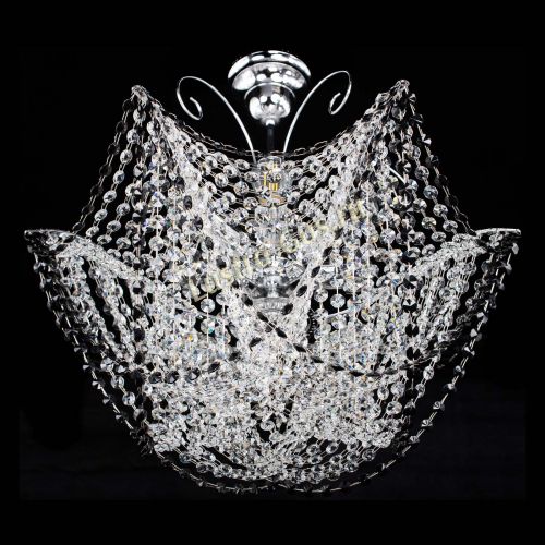 Люстра Орхидея №3 черная в Новокузнецке Гусь Хрустальный